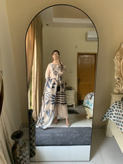 SIMRAN Silky Lawn 3-Piece Suit – Long Length Elegance | Article Design | Rs. 3,899