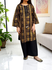 Elegant Lawn Cotton 2PC Set – Steam Printed Shirt, Regular Lenght 37 with Plain Flapper | CT11 | Rs. 2,150 (5)