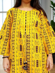 Elegant Lawn Cotton 2PC Set – Steam Printed Shirt, Regular Lenght 37 with Plain Flapper | CT11 | Rs. 2,150 (1)